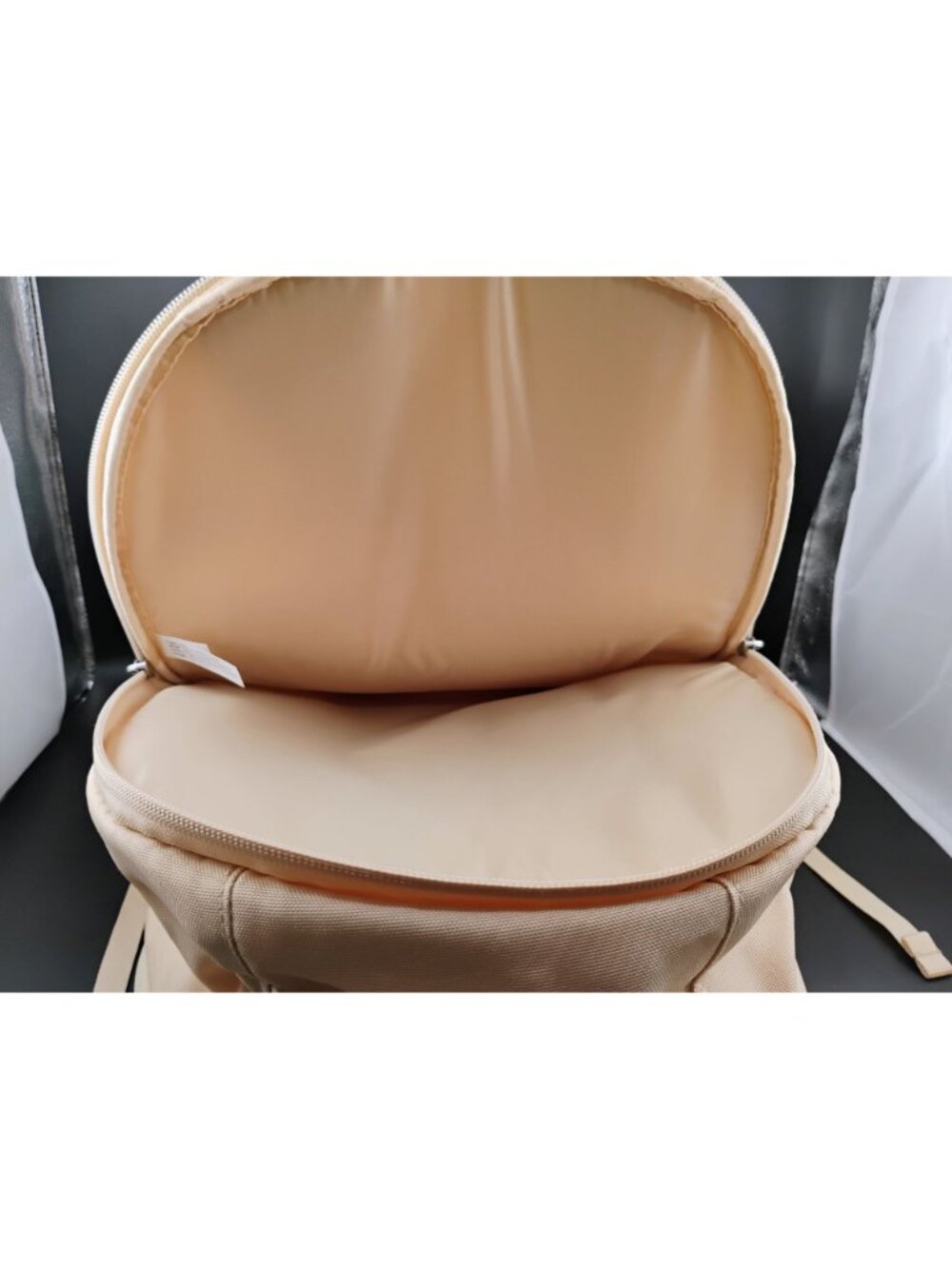 All In Motion Travel Backpack Beige Multifunctional Lightweight Design - Picture 7 of 12